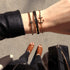 Charismatique | Or 18 carats | Cristaux de zircone cubique noire | Bracelet Expression